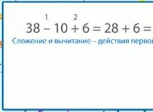 Методические подходы к изучению правил порядка выполнения действий в выражениях в начальных классах